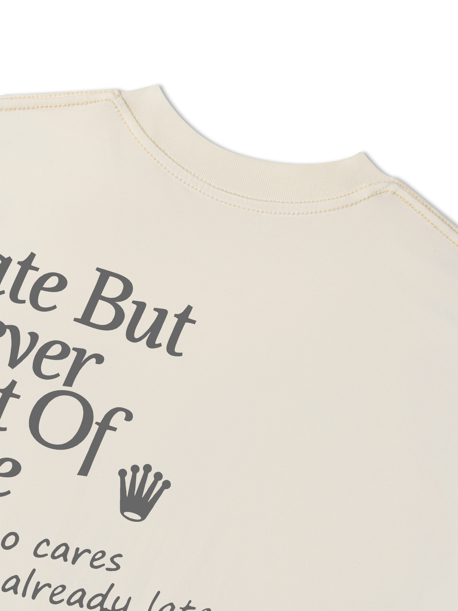 Áo Thun Relaxed Fit I'm Already Late