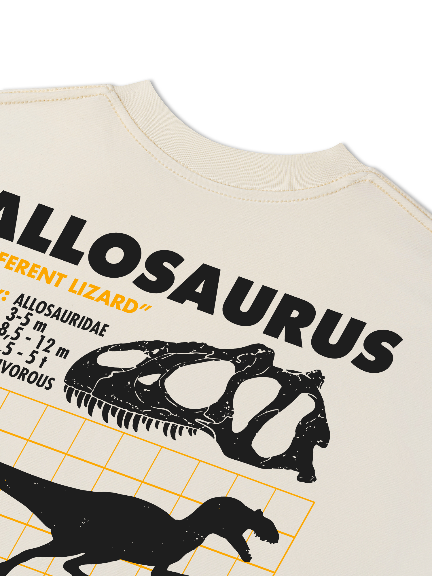Áo Thun Relaxed Fit Analysis Table Allosaurus