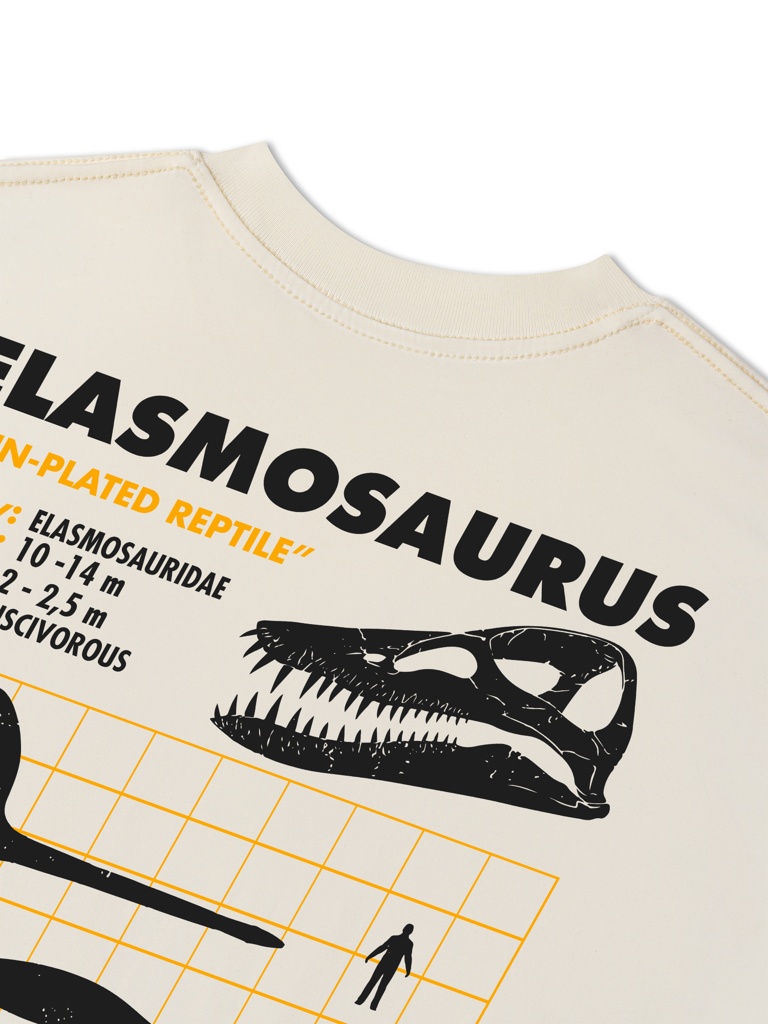 Áo Thun Relaxed Fit Analysis Table Elasmosaurus
