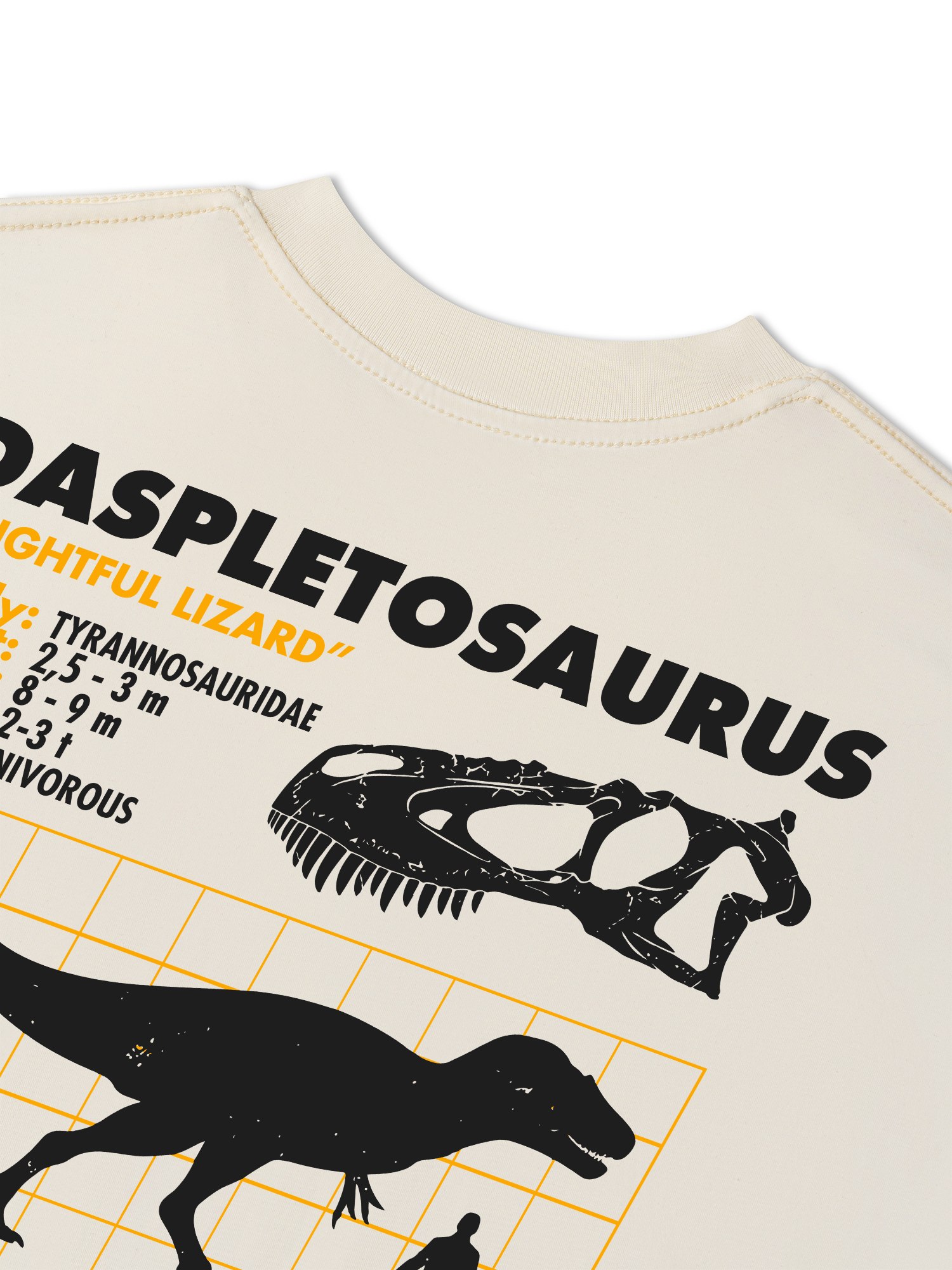 Áo Thun Relaxed Fit Analysis Table Daspletosaurus