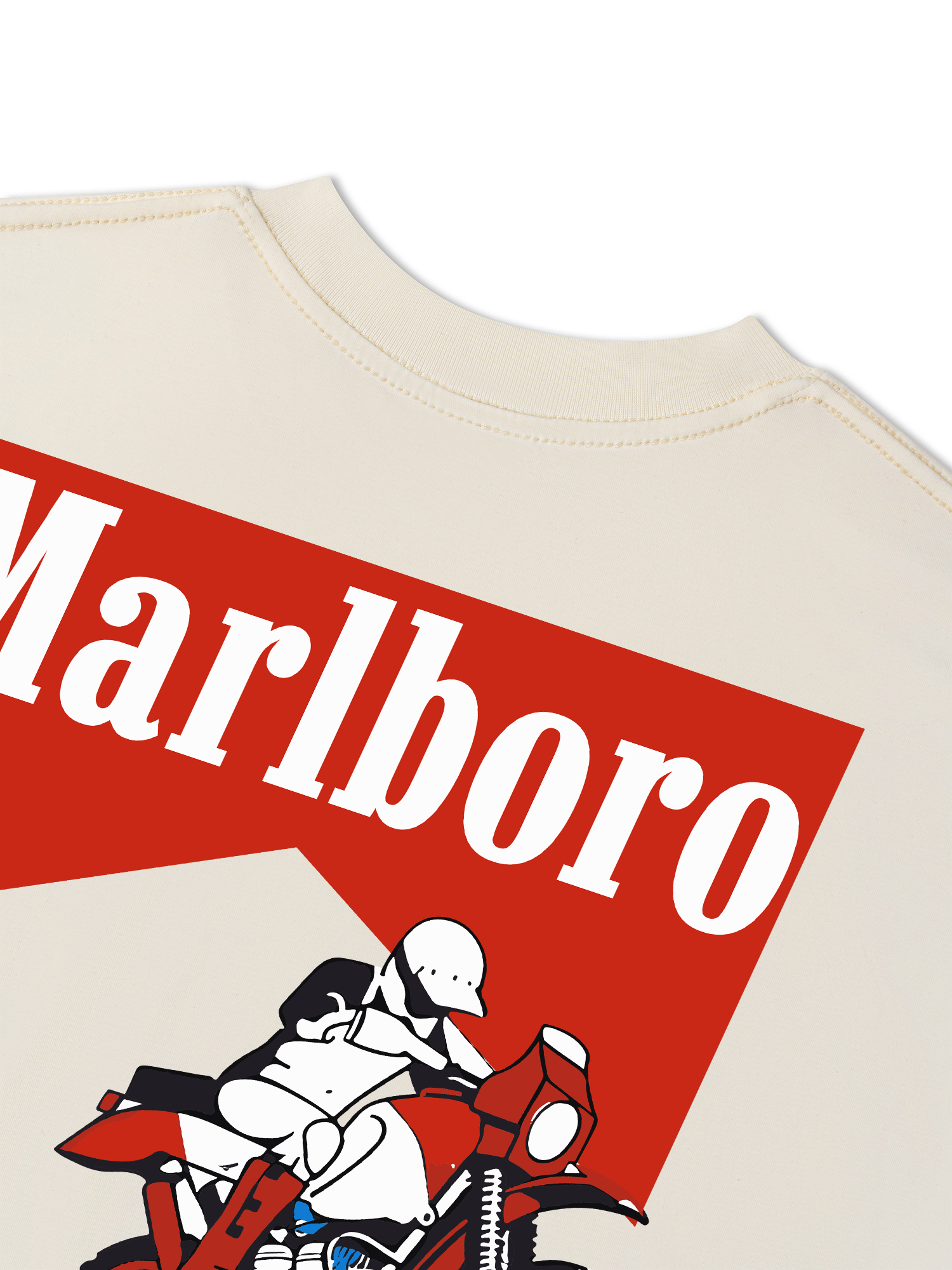 Áo Thun Relaxed Fit Marlboro Paris Dakar 86