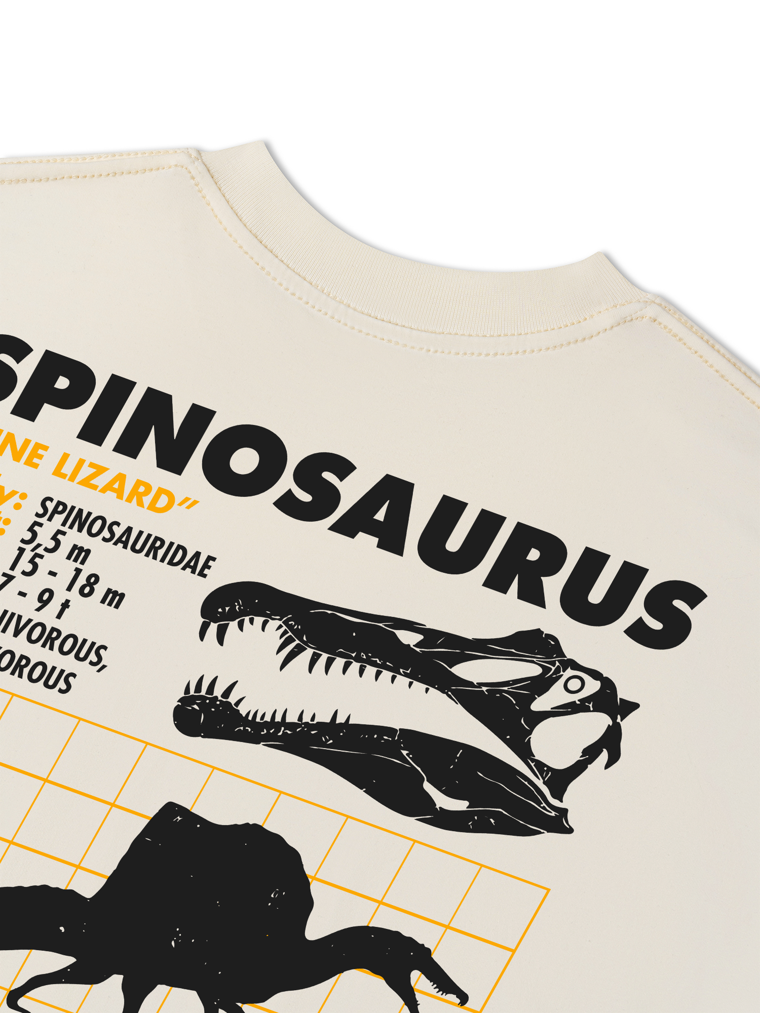 Áo Thun Relaxed Fit Analysis Table Spinosaurus