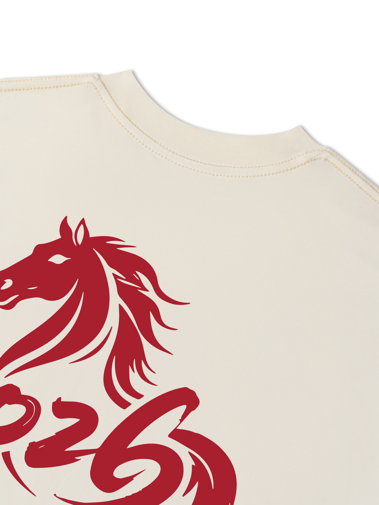 Áo Thun Relaxed Fit Năm Mới May Mắn