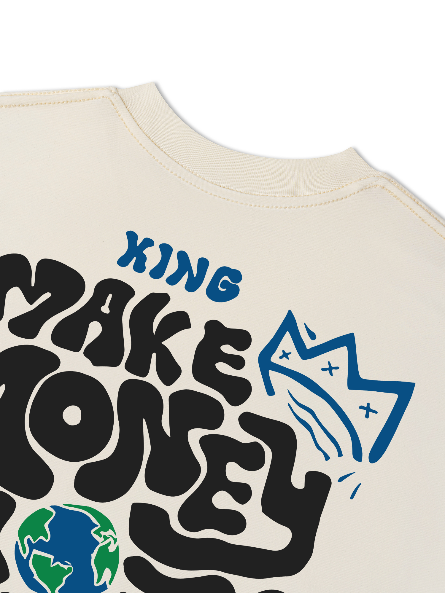 Áo Thun Relaxed Fit Money King Make Not Friend