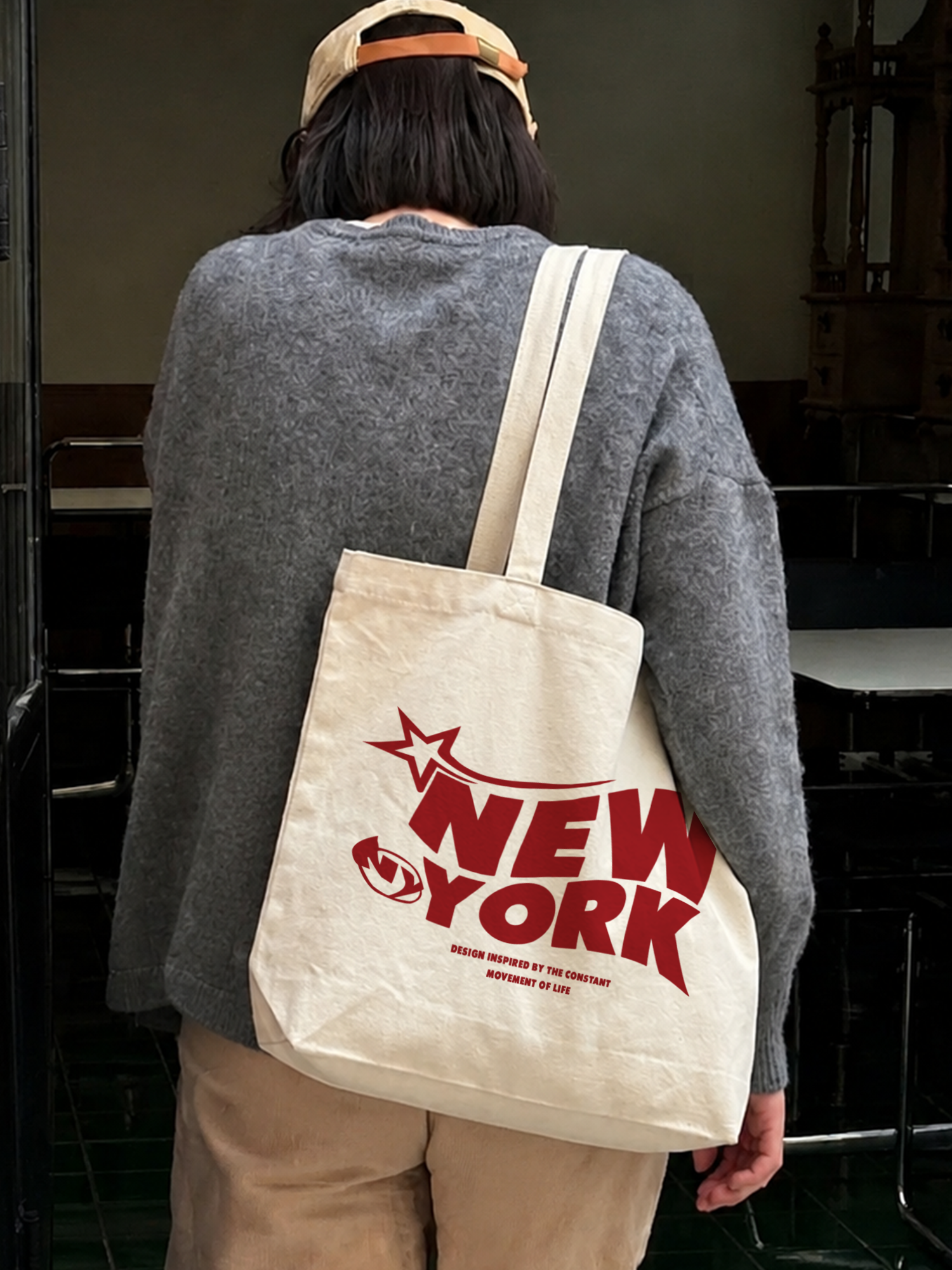 Túi Tote Túi Tote City Red Fashion