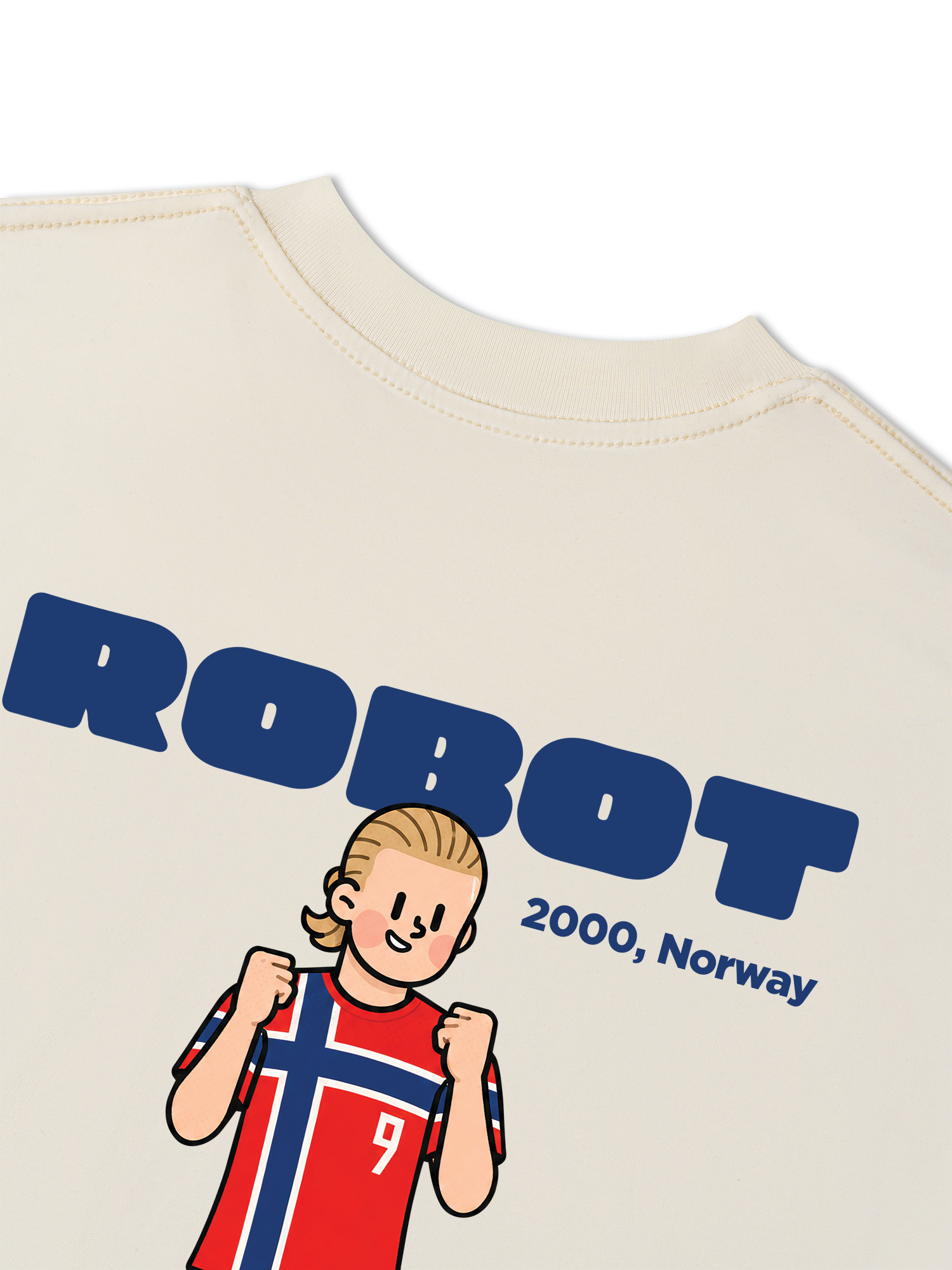 Áo Thun Relaxed Fit Soccer 9 Robot