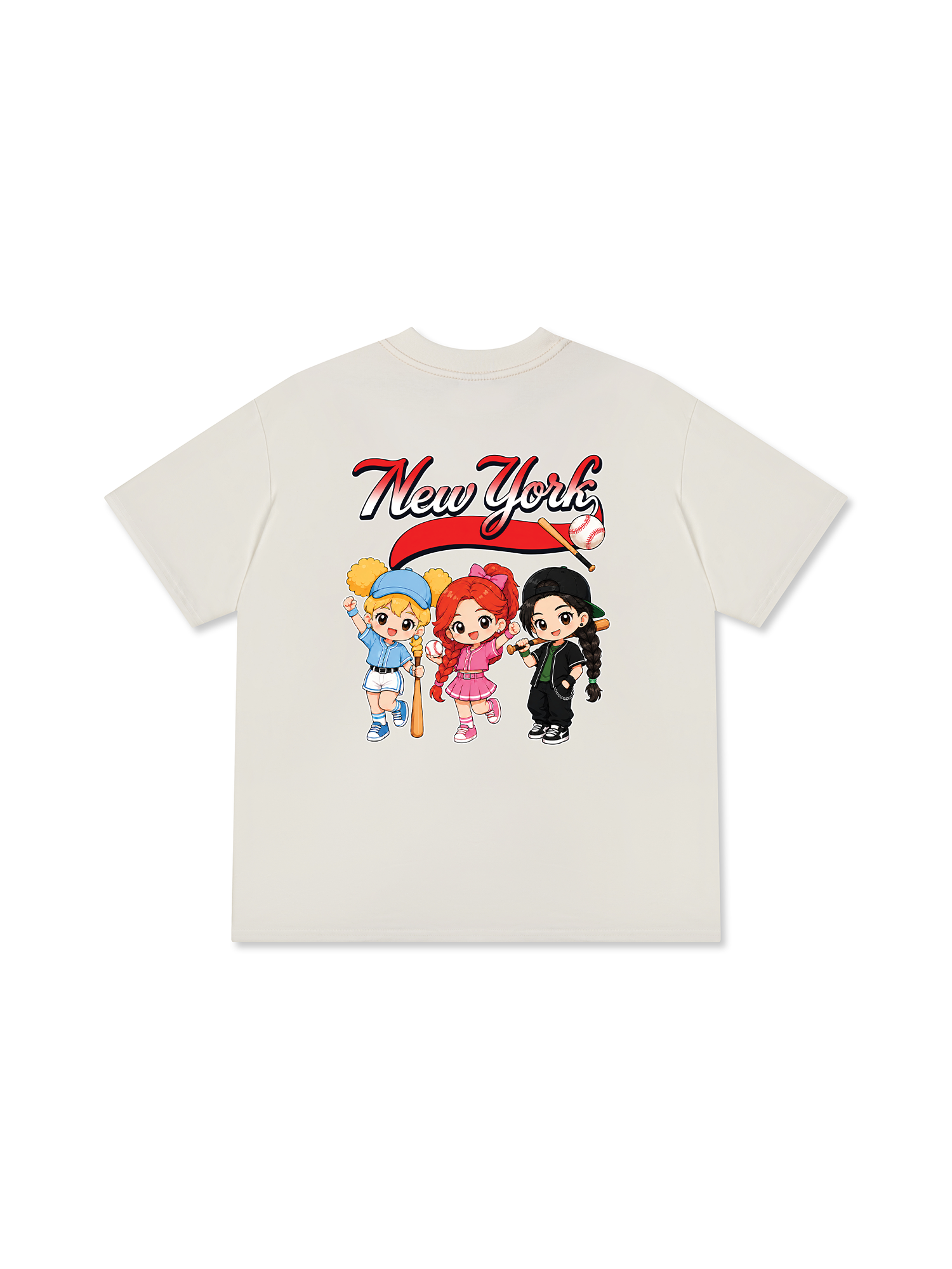 Áo Thun Relaxed Fit Baseball PowerGirl 2