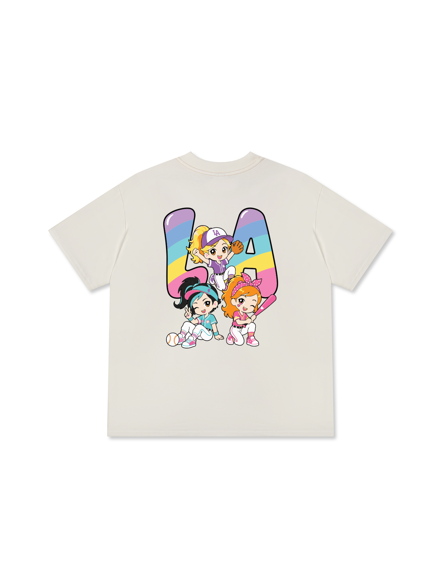 Áo Thun Relaxed Fit Baseball Dream Girls LA