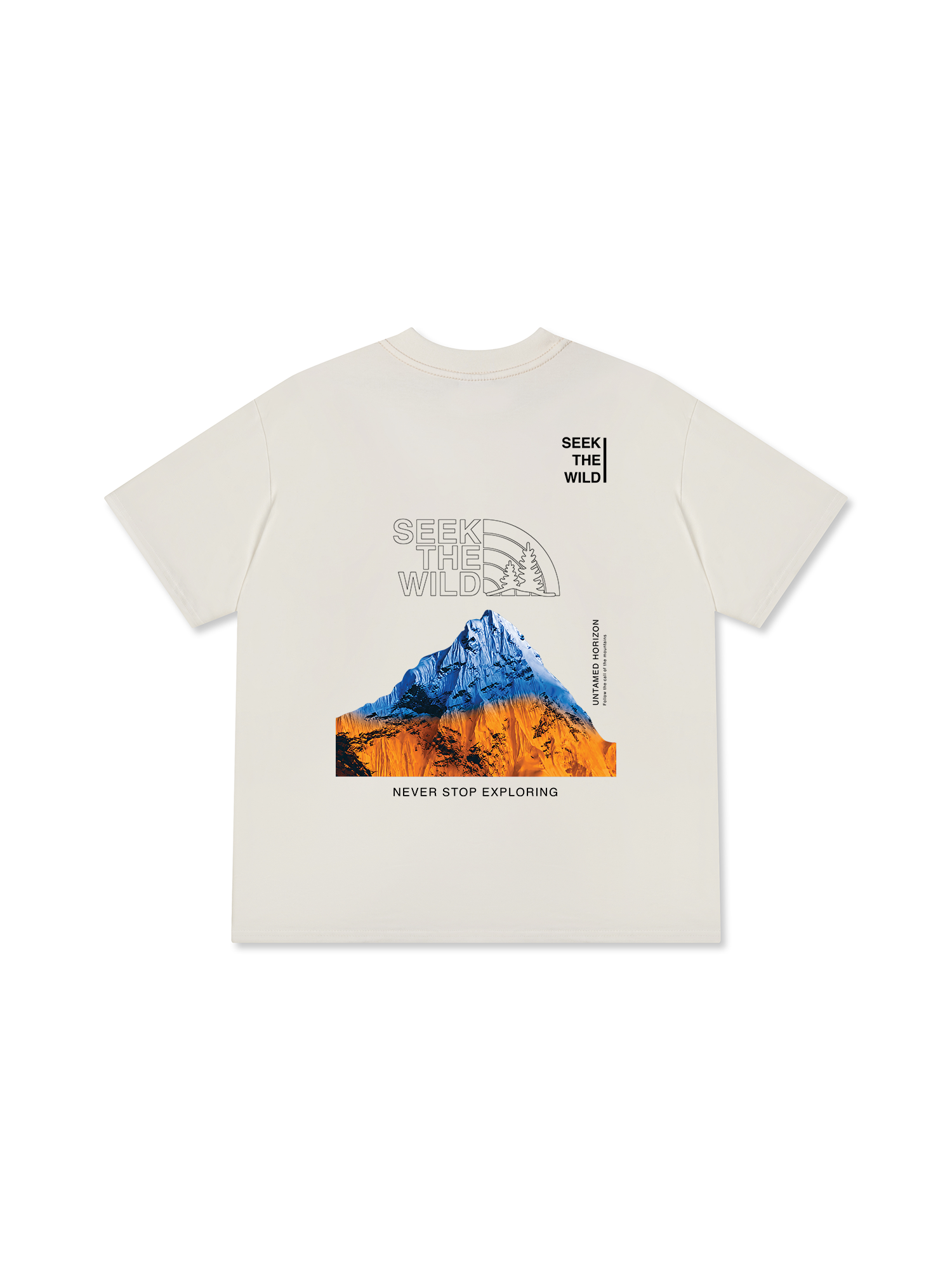 Áo Thun Relaxed Fit Adventure Seek The Wild Never Stop Exploring 6