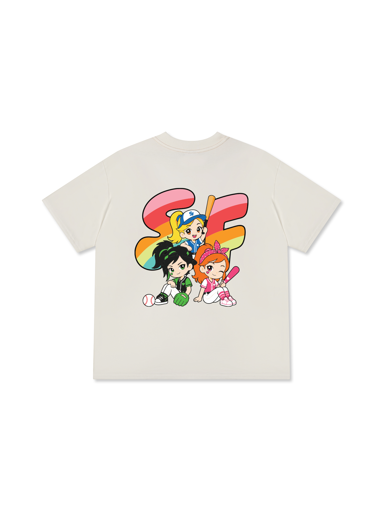 Áo Thun Relaxed Fit Baseball Dream Girls SF
