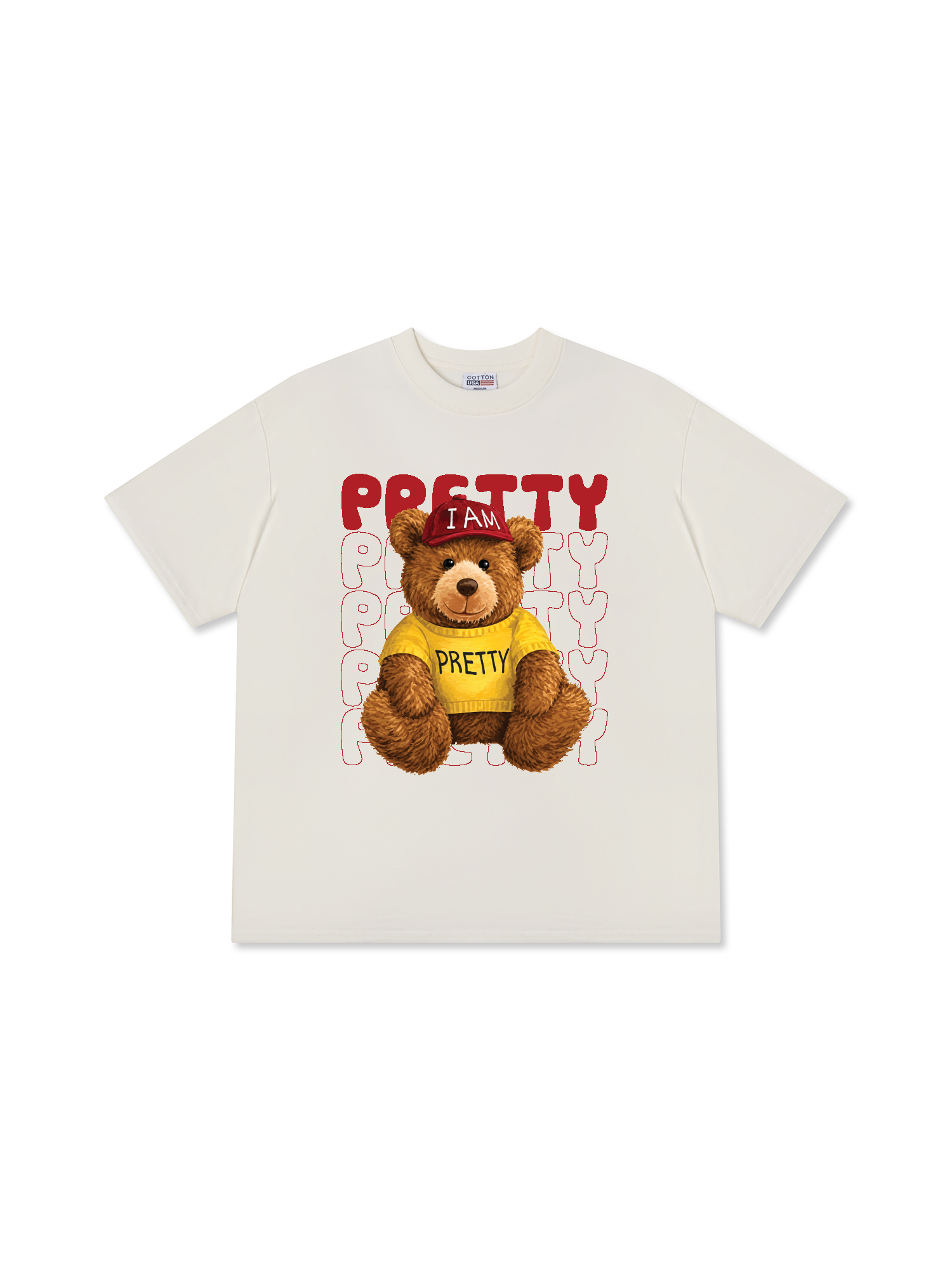 Áo Thun Relaxed Fit Bear Town Pretty Bear