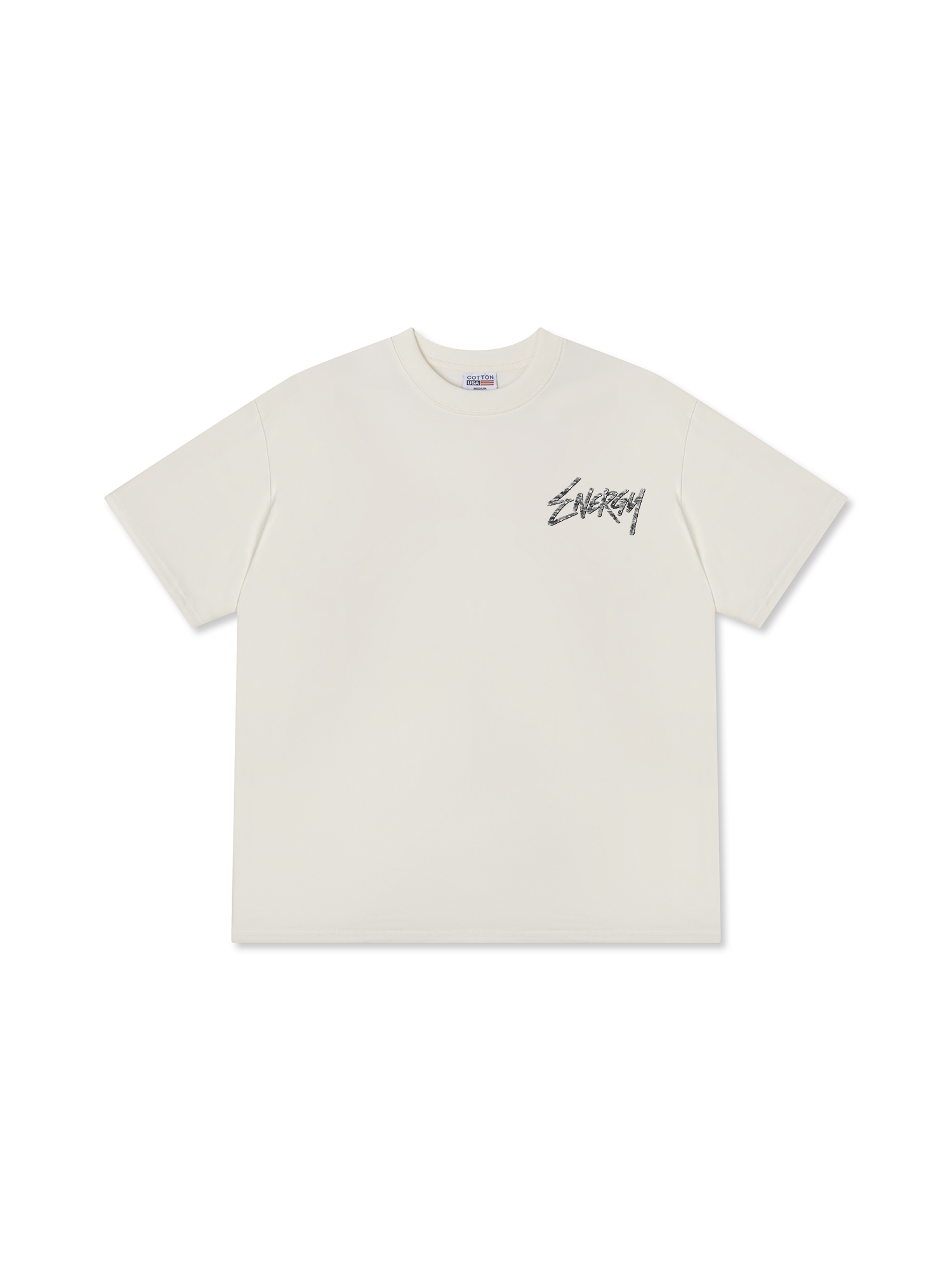 Áo Thun Relaxed Fit Energy Black & White Lucky Kiss