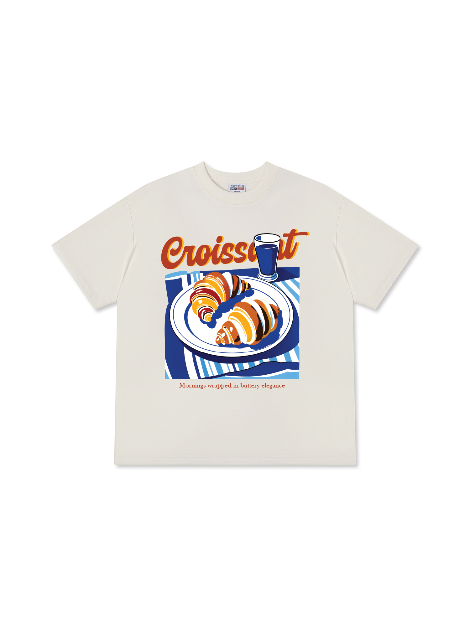 Áo Thun Relaxed Fit Croissant