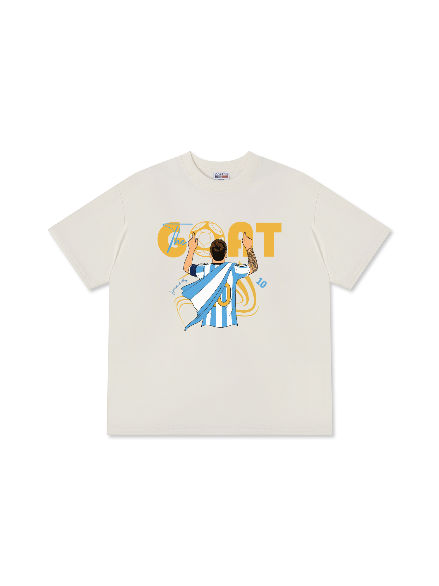 Áo Thun Relaxed Fit The Goat M10 Impossible Is Nothing