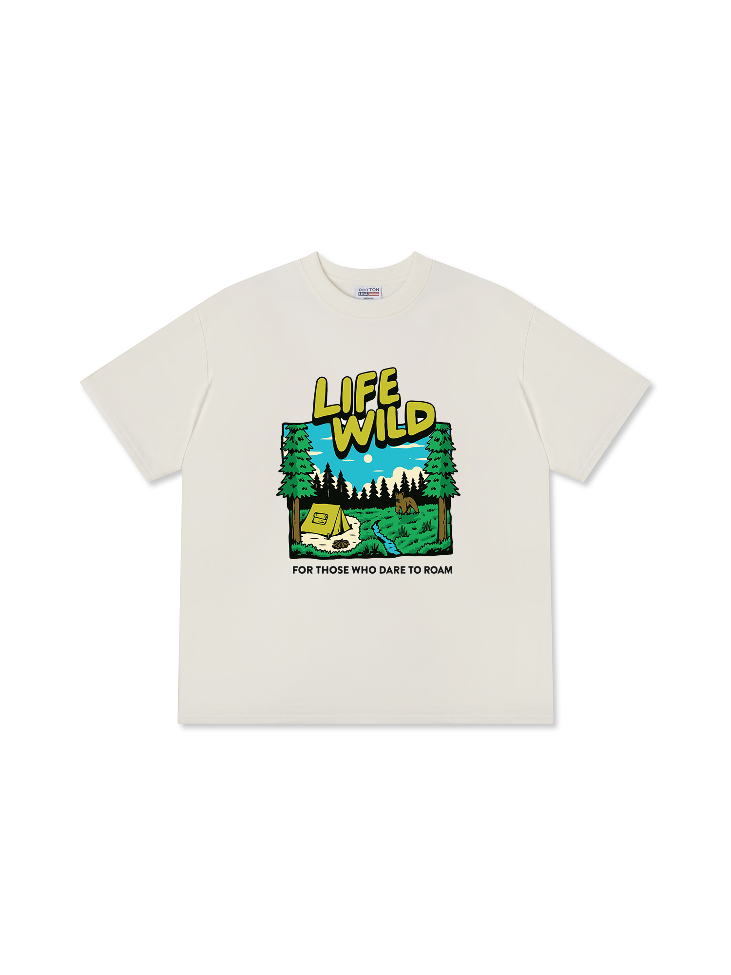 Áo Thun Relaxed Fit Adventure Life Wild