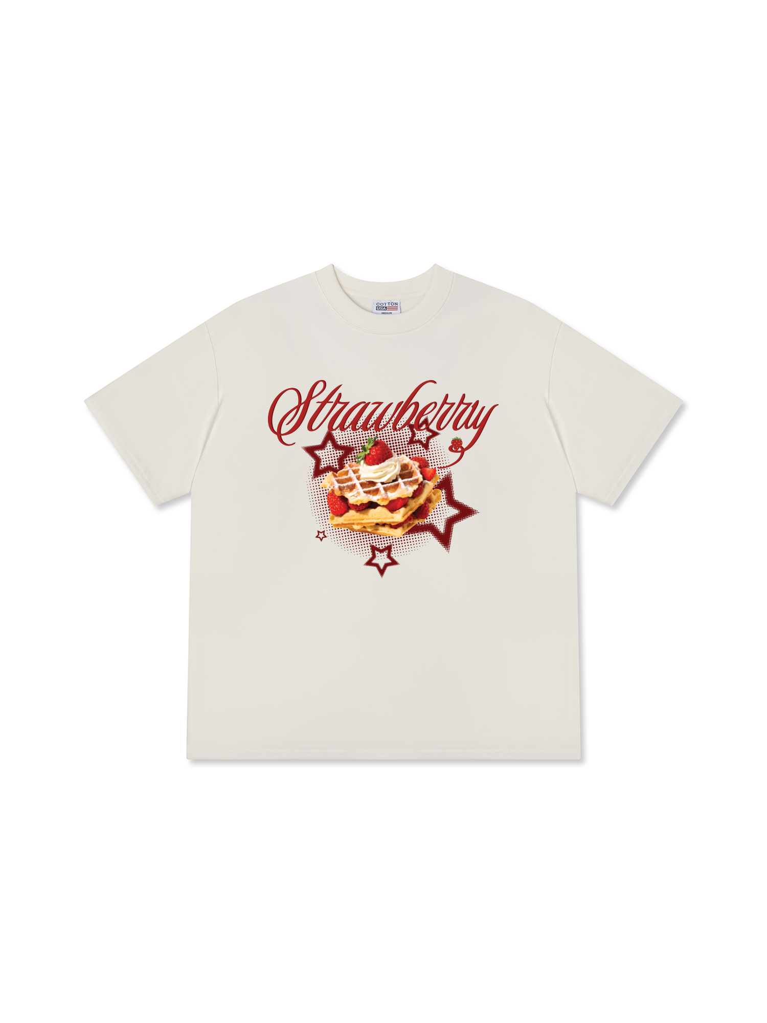 Áo Thun Relaxed Fit Strawberry With Star