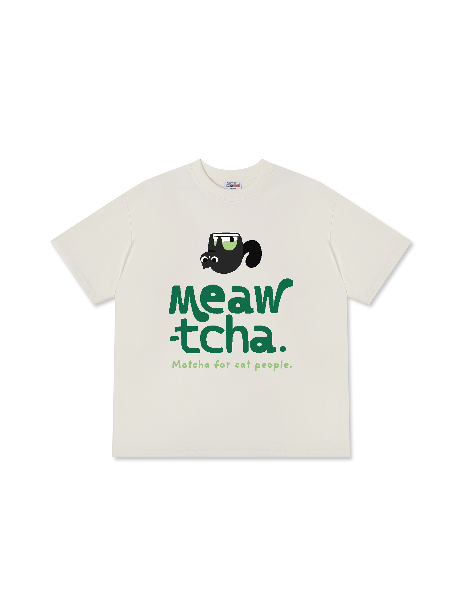 Áo Thun Relaxed Fit Soft Paw Meaw-tcha