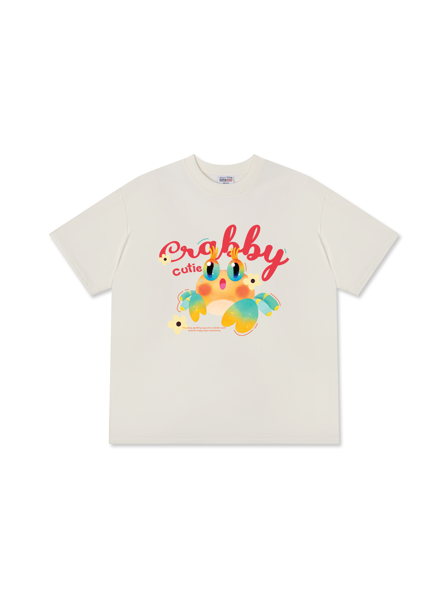 Áo Thun Relaxed Fit Tropical Crabby Cutie