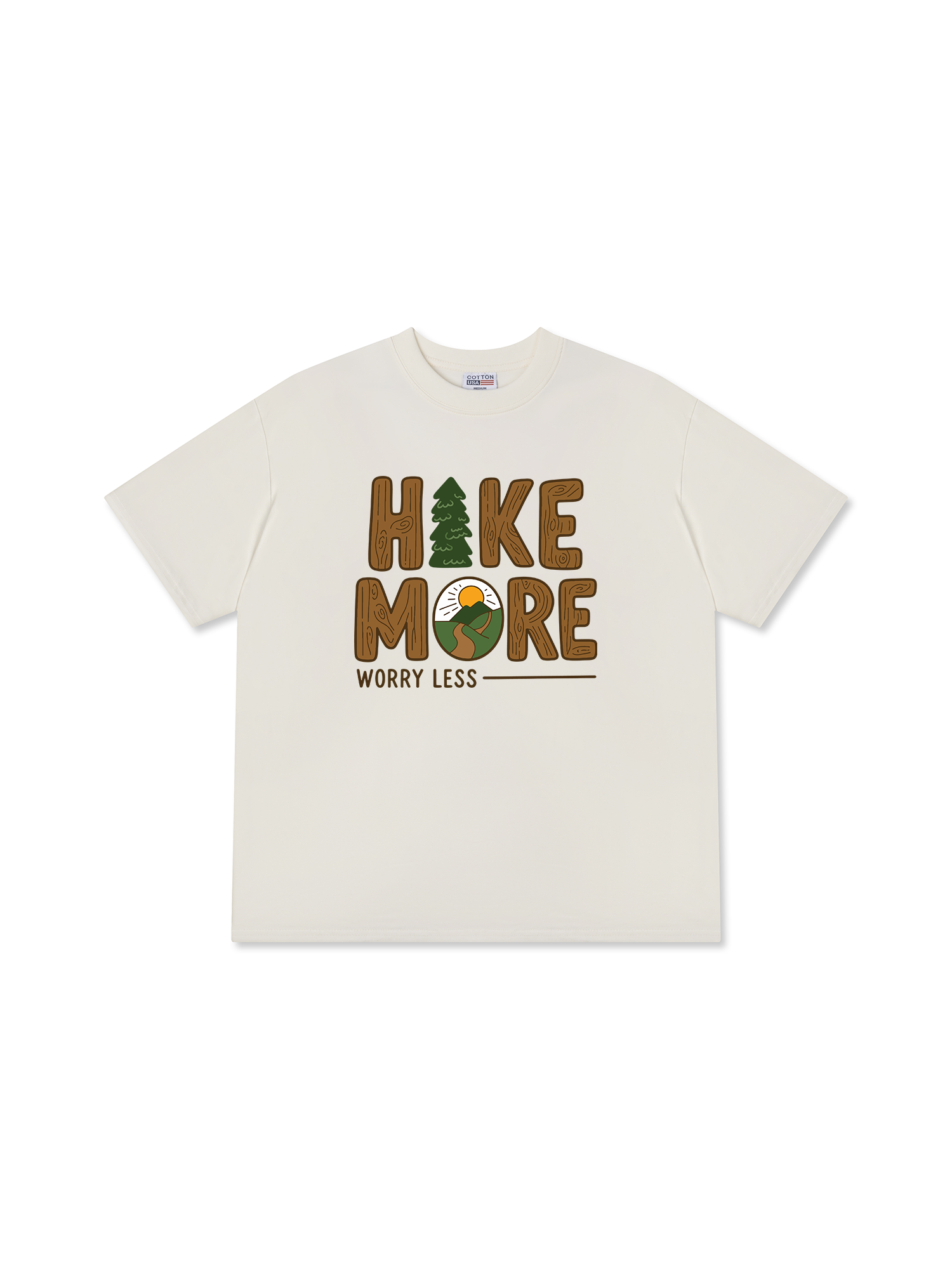 Áo Thun Relaxed Fit Adventure Hide More Worry Less
