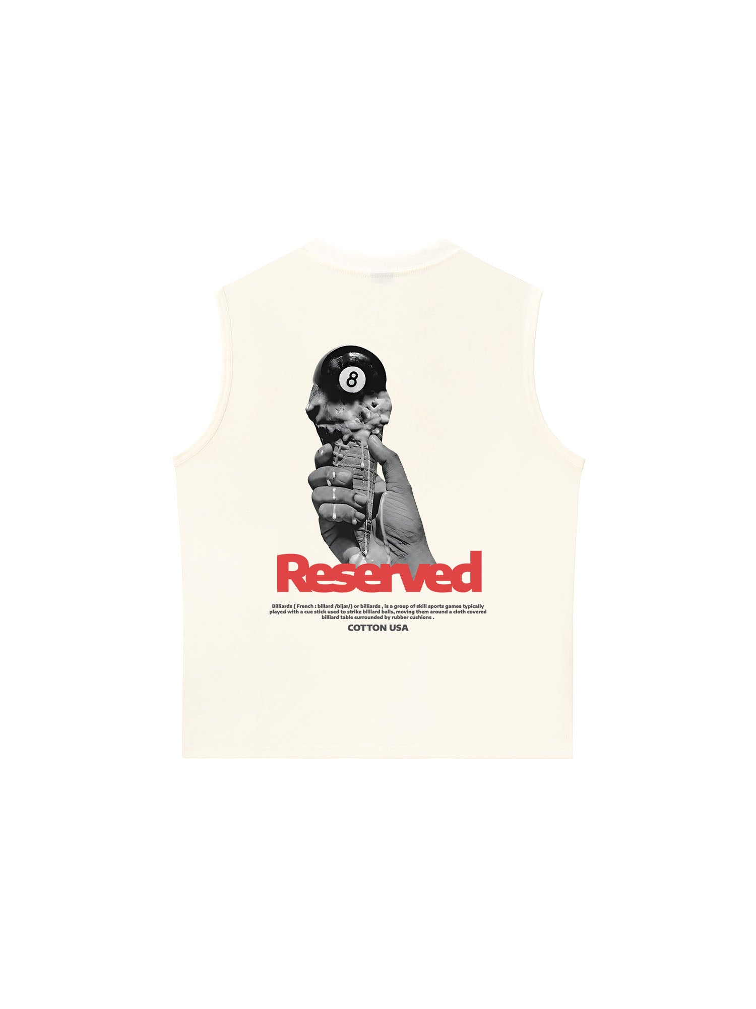 Áo Ba Lỗ Relaxed Fit Billiards Reserved Gray