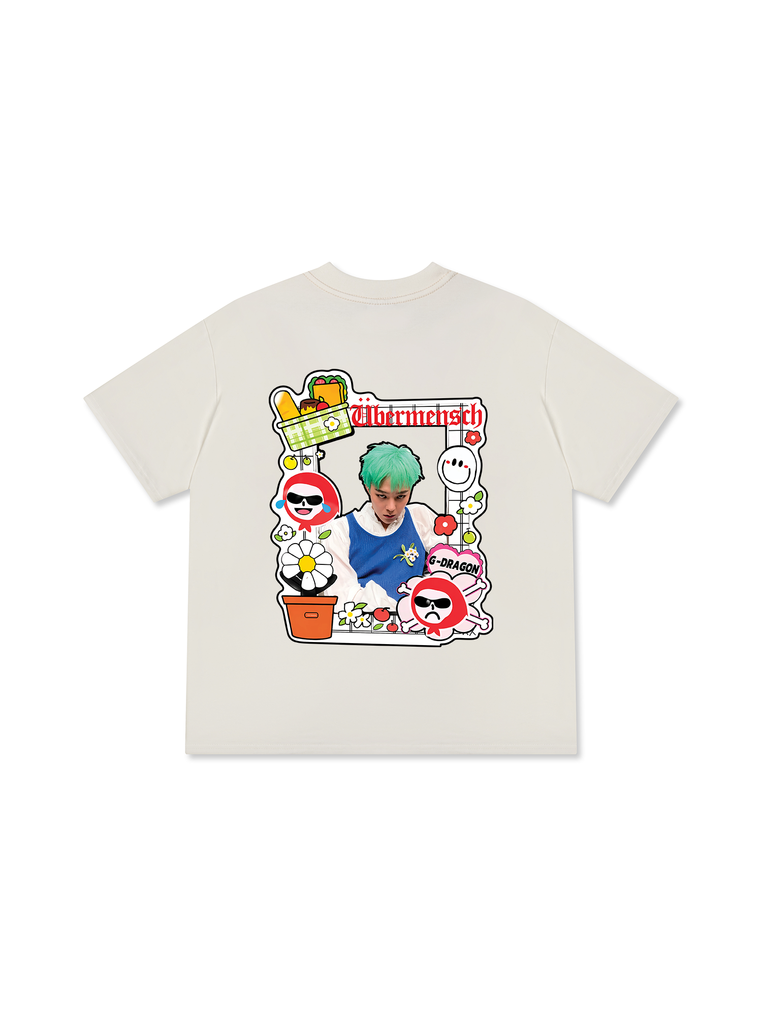Áo Thun Relaxed Fit Idols G-Dragon Übermensch Frame