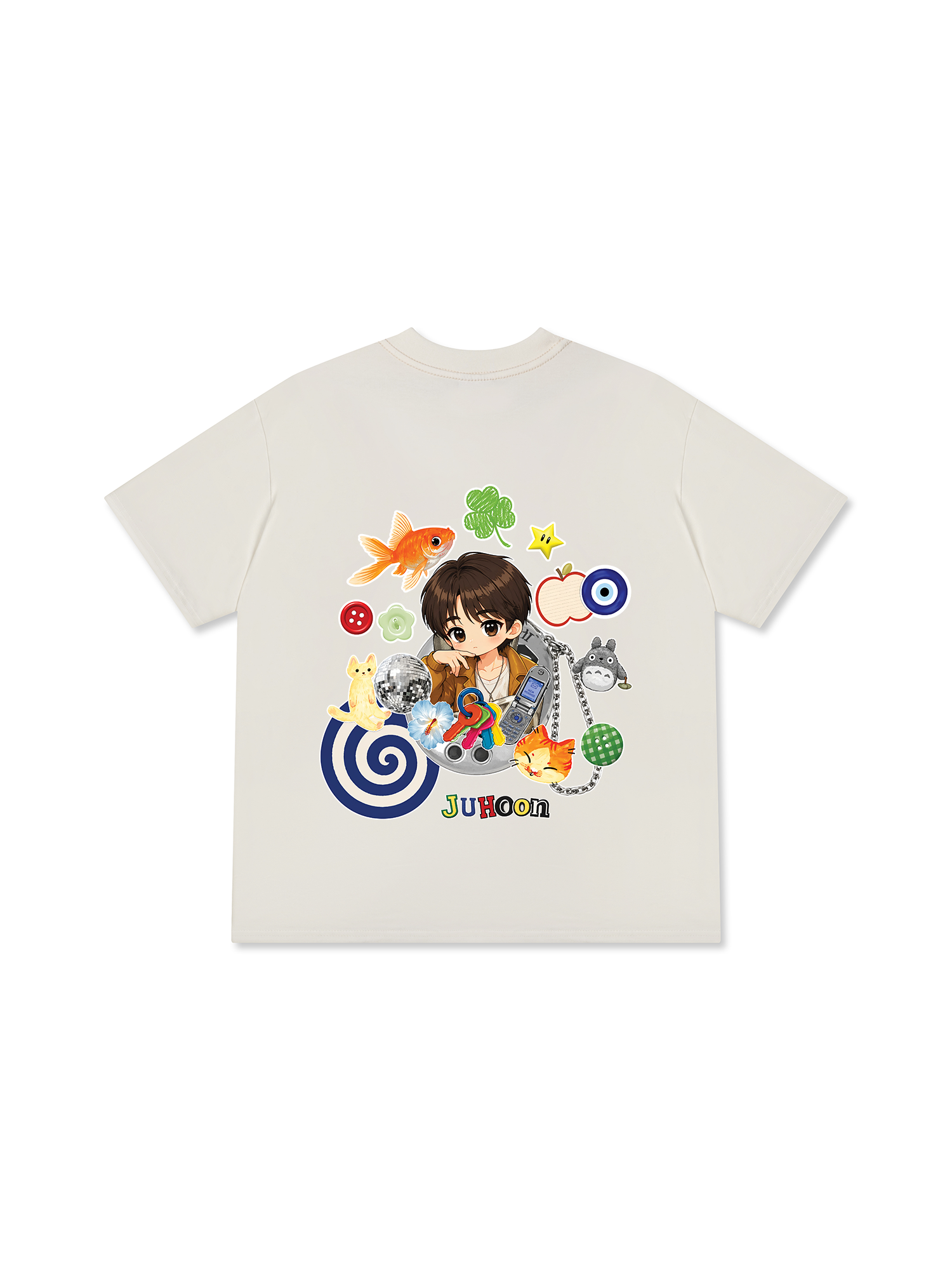 Áo Thun Relaxed Fit Idols Juhoon Cortis Wonder Vibes