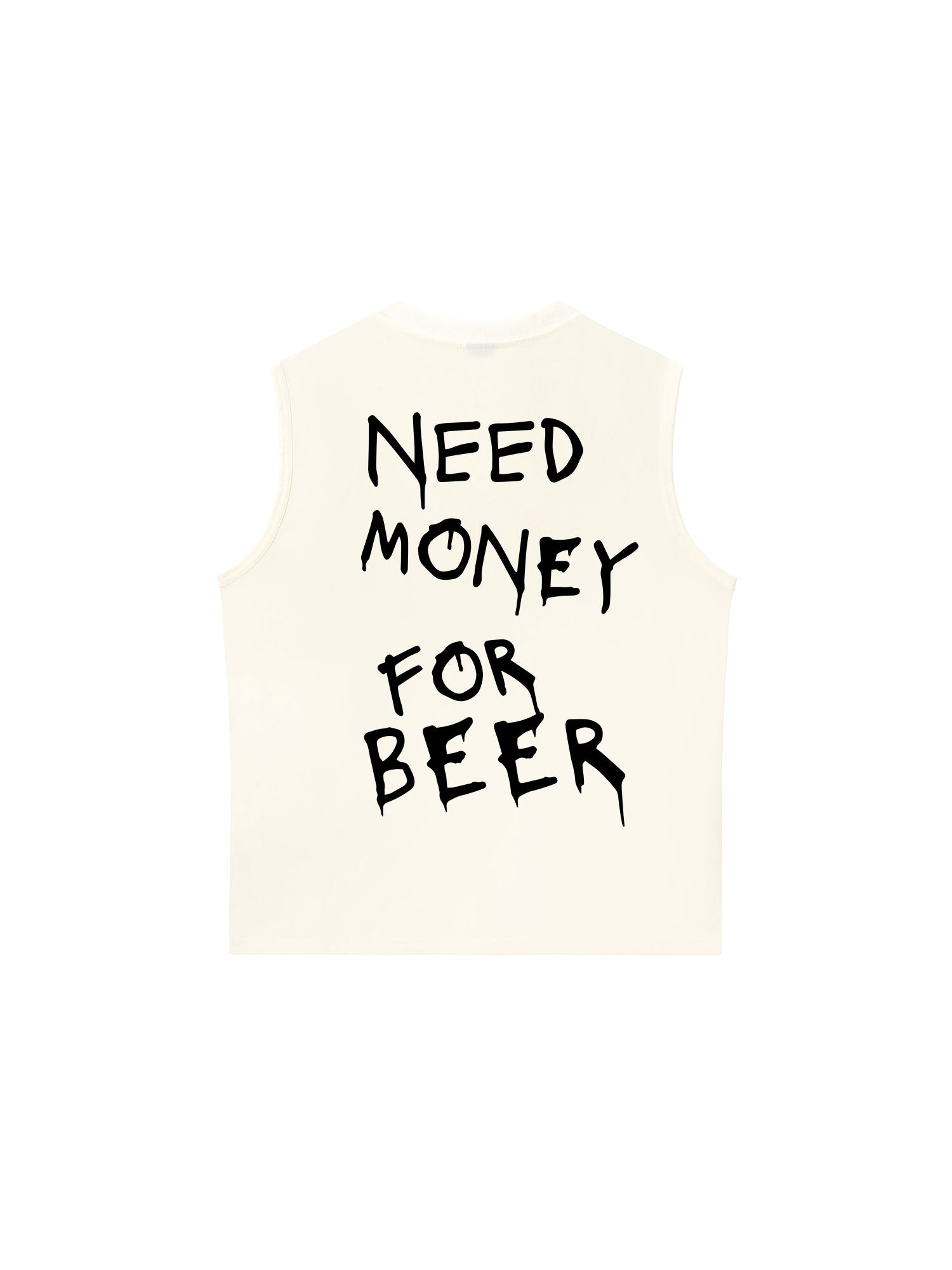 Áo Ba Lỗ Relaxed Fit Need Money For Beer
