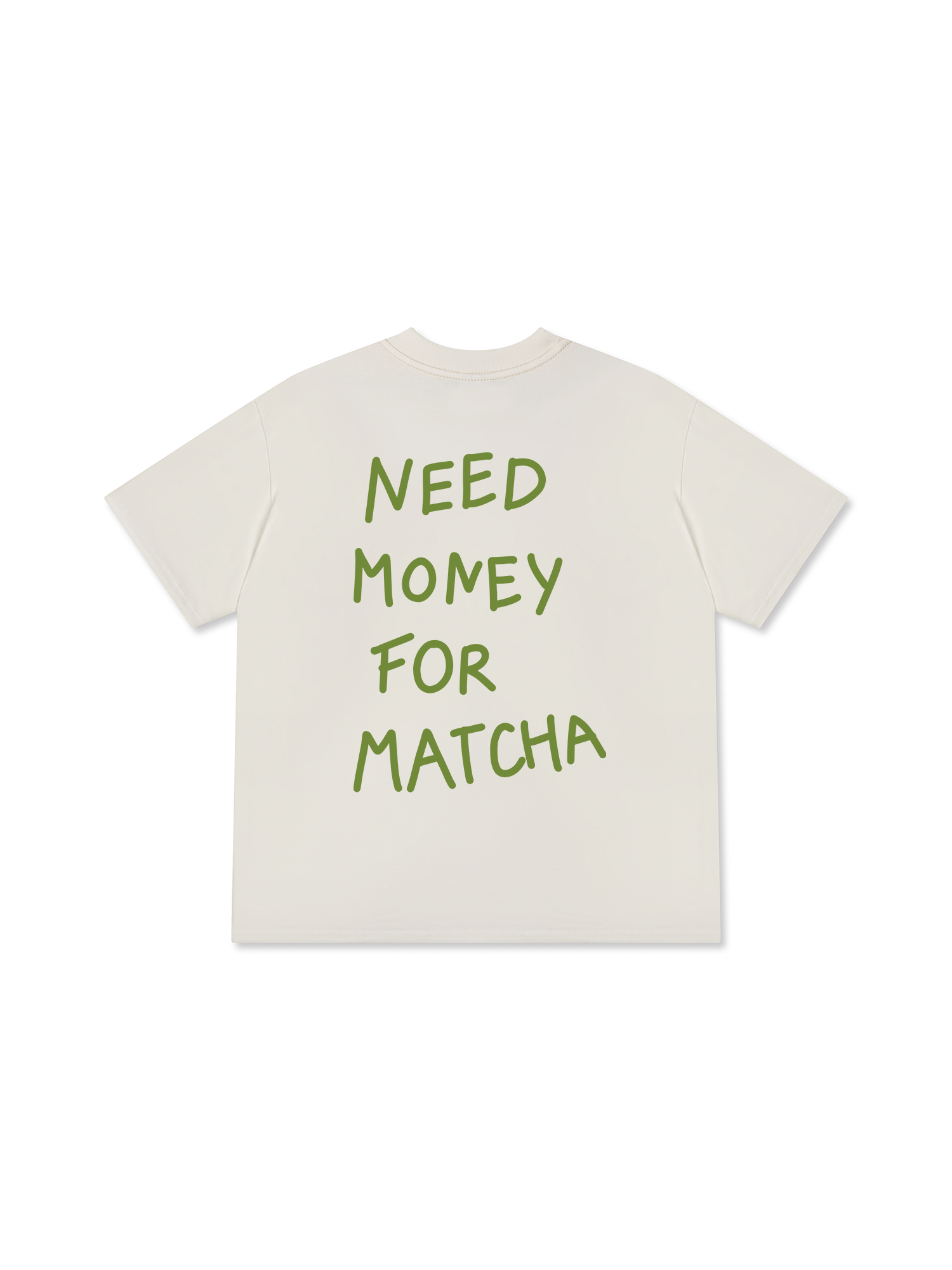 Áo Thun Relaxed Fit Daily Cup Need Money For Matcha