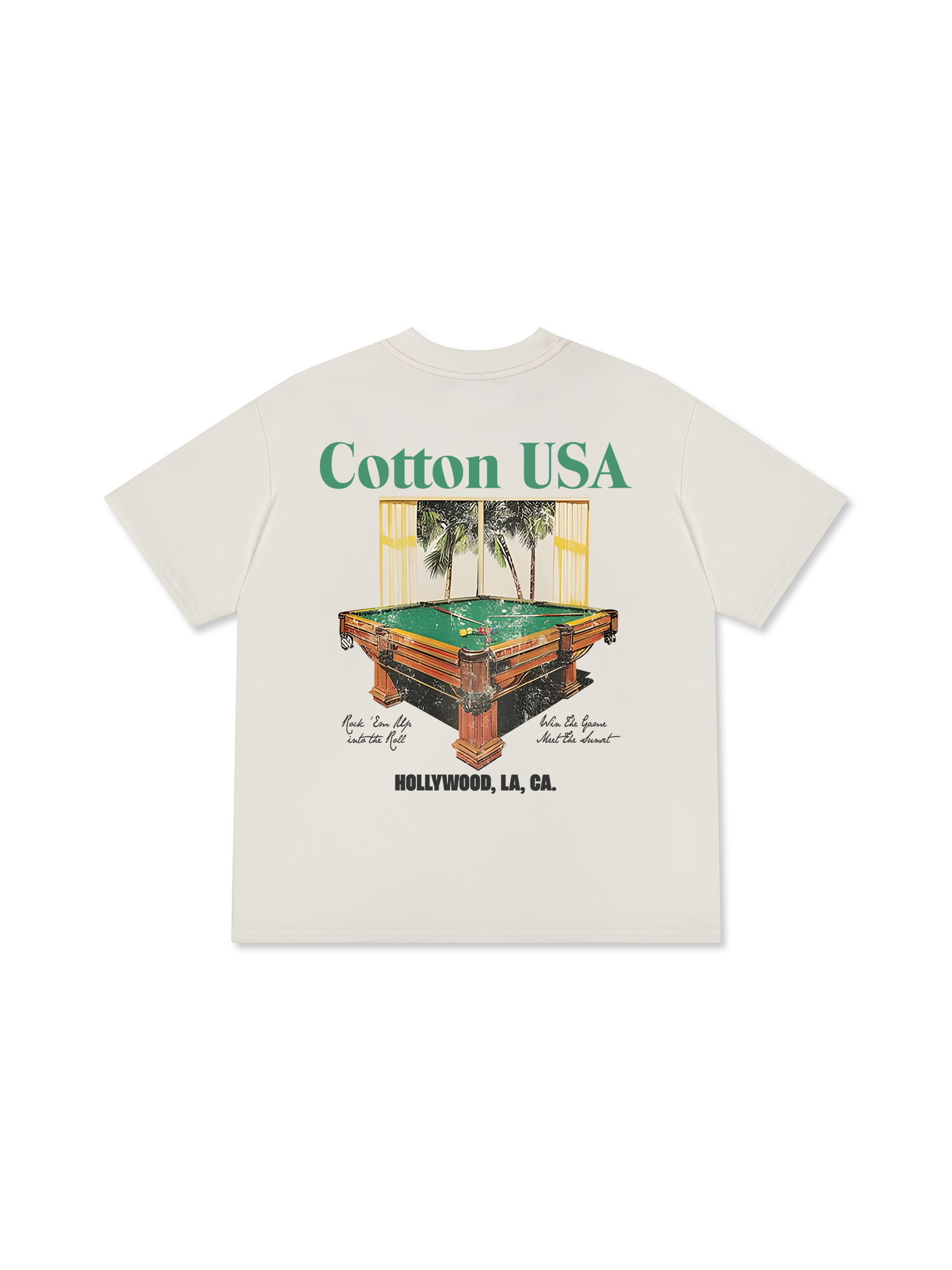 Áo Thun Relaxed Fit Billiards Meet The Sunset