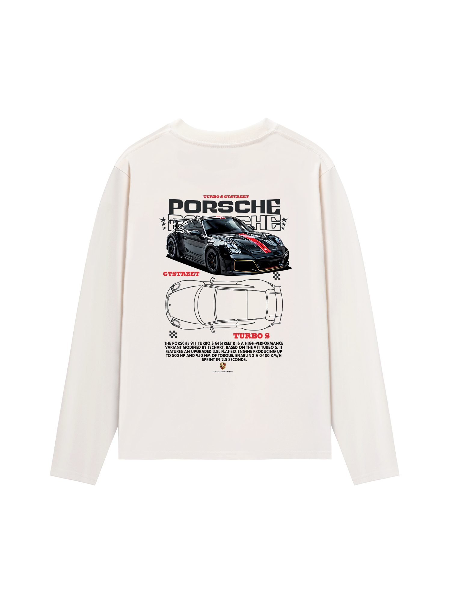 Áo Thun Dài Tay Porsche Turbo S GTSTREET