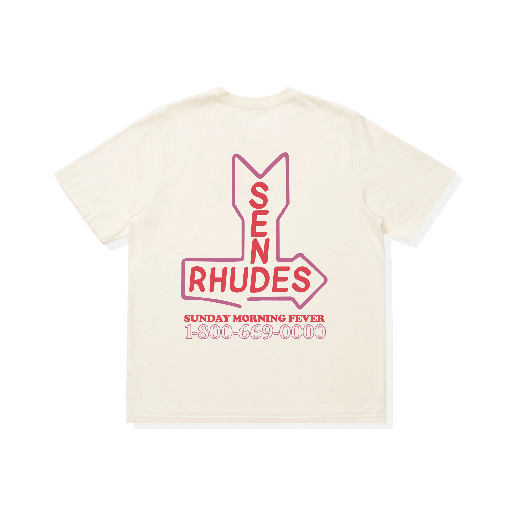 Áo Thun Oversize RHUDE SEND RHUDES RED