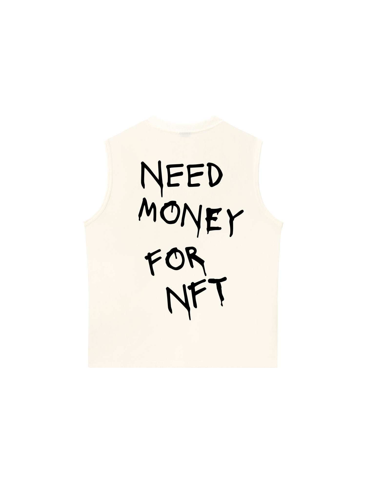 Áo Ba Lỗ Relaxed Fit Need Money For NFT