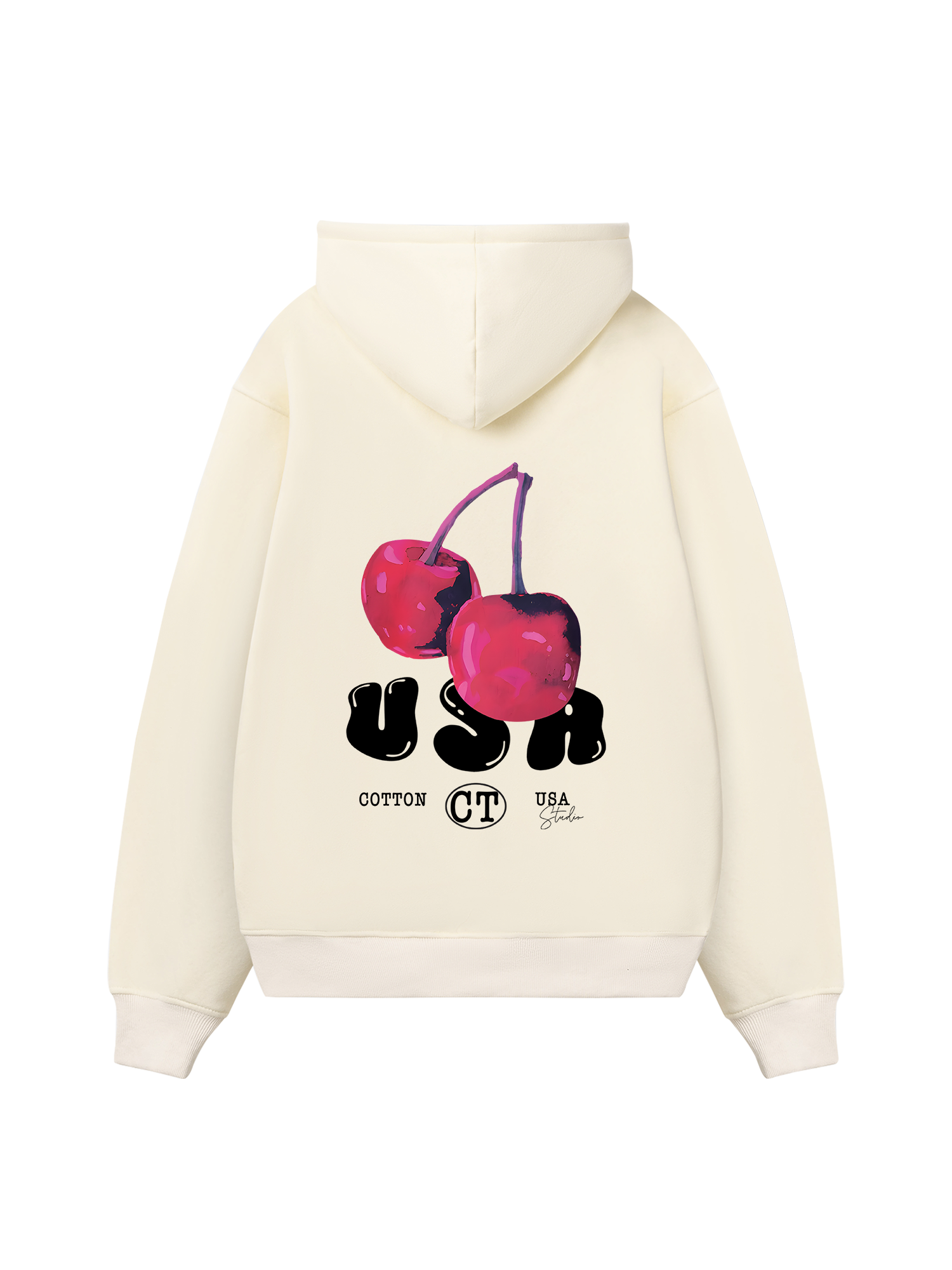 Tropical Purple Cherry Hoodie