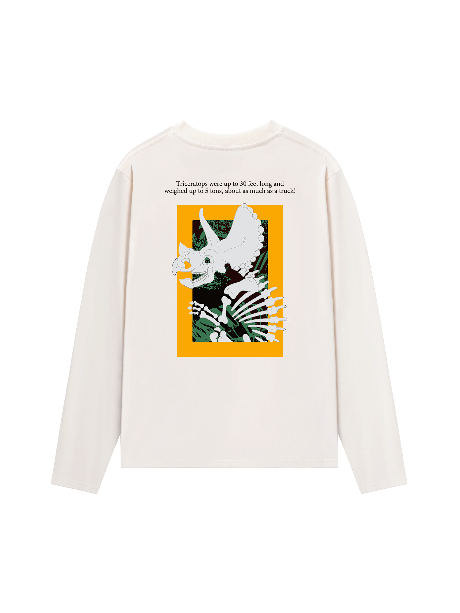 Áo Thun Dài Tay Wild Life Triceratops