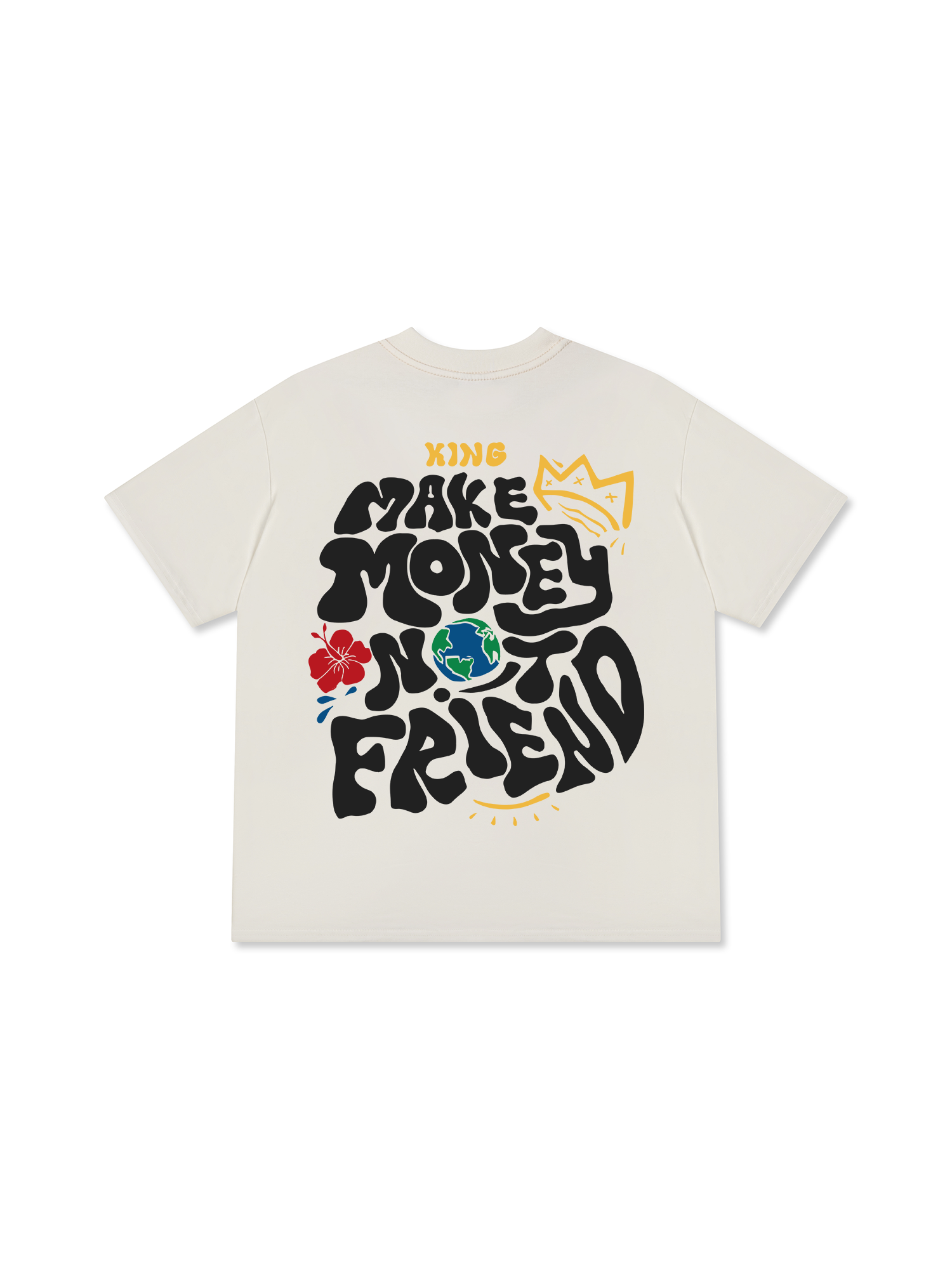 Áo Thun Relaxed Fit Money King Make Not Friend