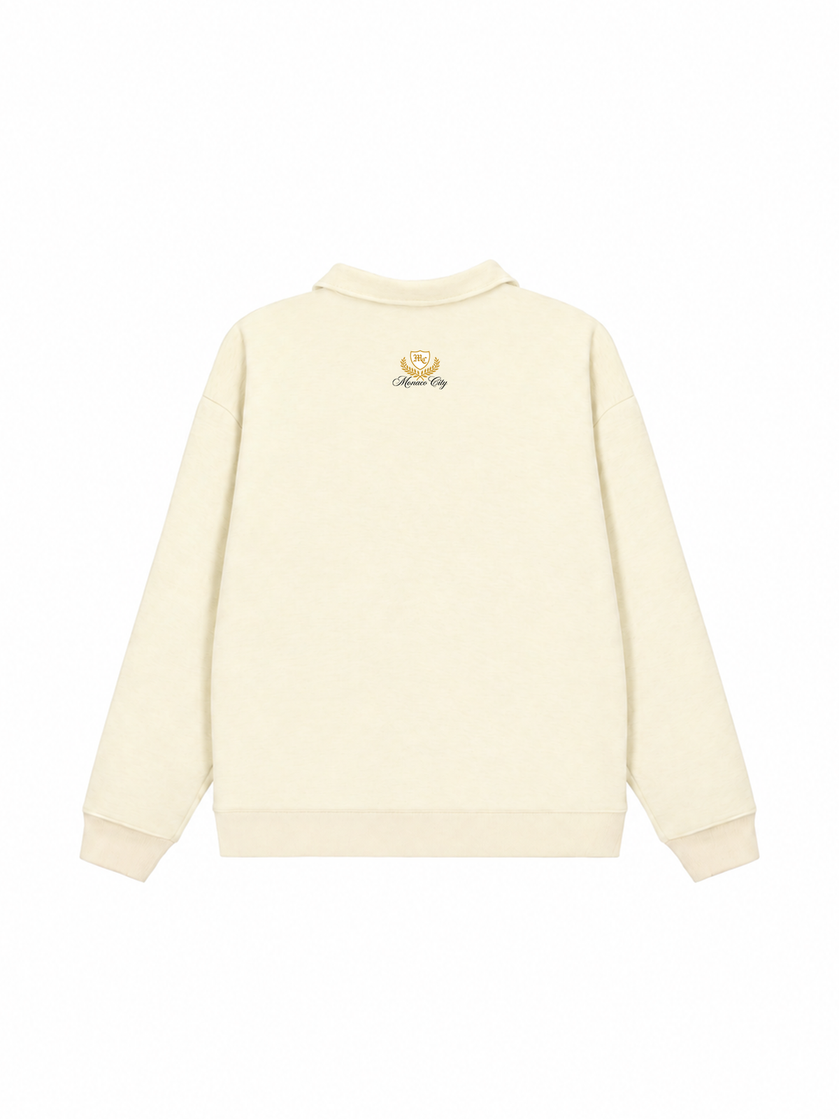 Áo Sweater Polo Nỉ Hai Da Monaco Horse Logo
