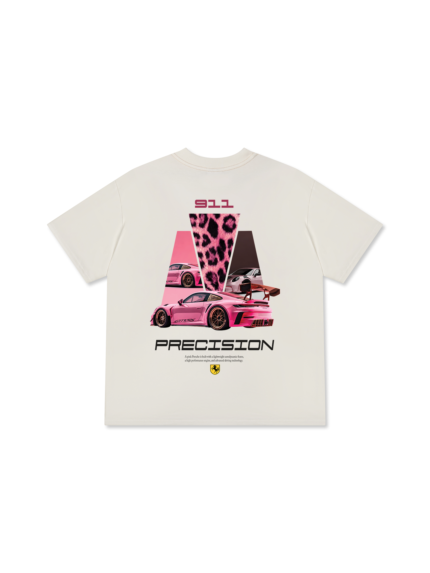 Áo Thun Relaxed Fit Leopard Pink 911