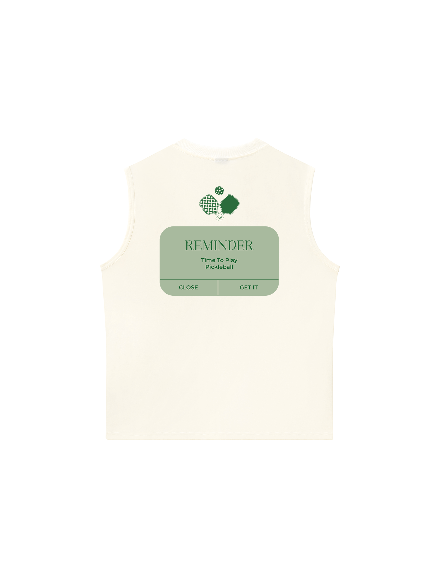 Áo Ba Lỗ Relaxed Fit Pickleball Reminder Time To Play Pickleball