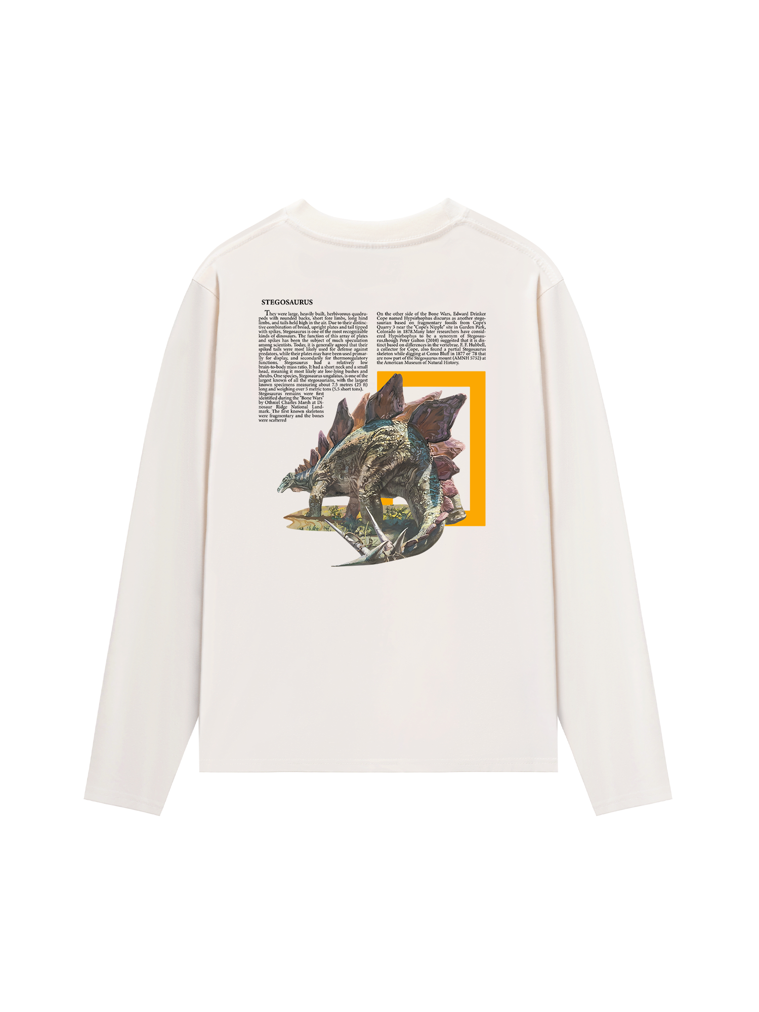 Áo Thun Dài Tay Wild Life Stegosaurus