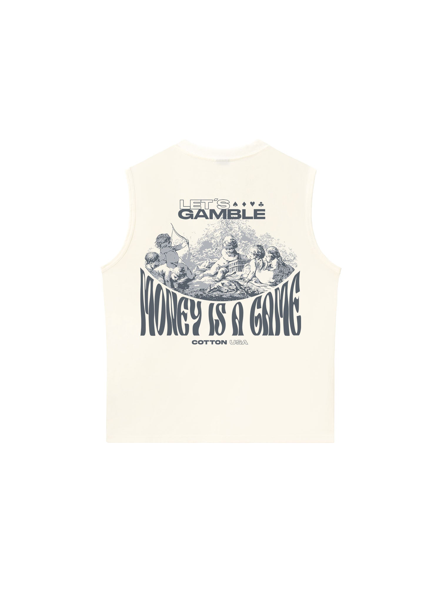 Áo Ba Lỗ Relaxed Fit Money Is A Game
