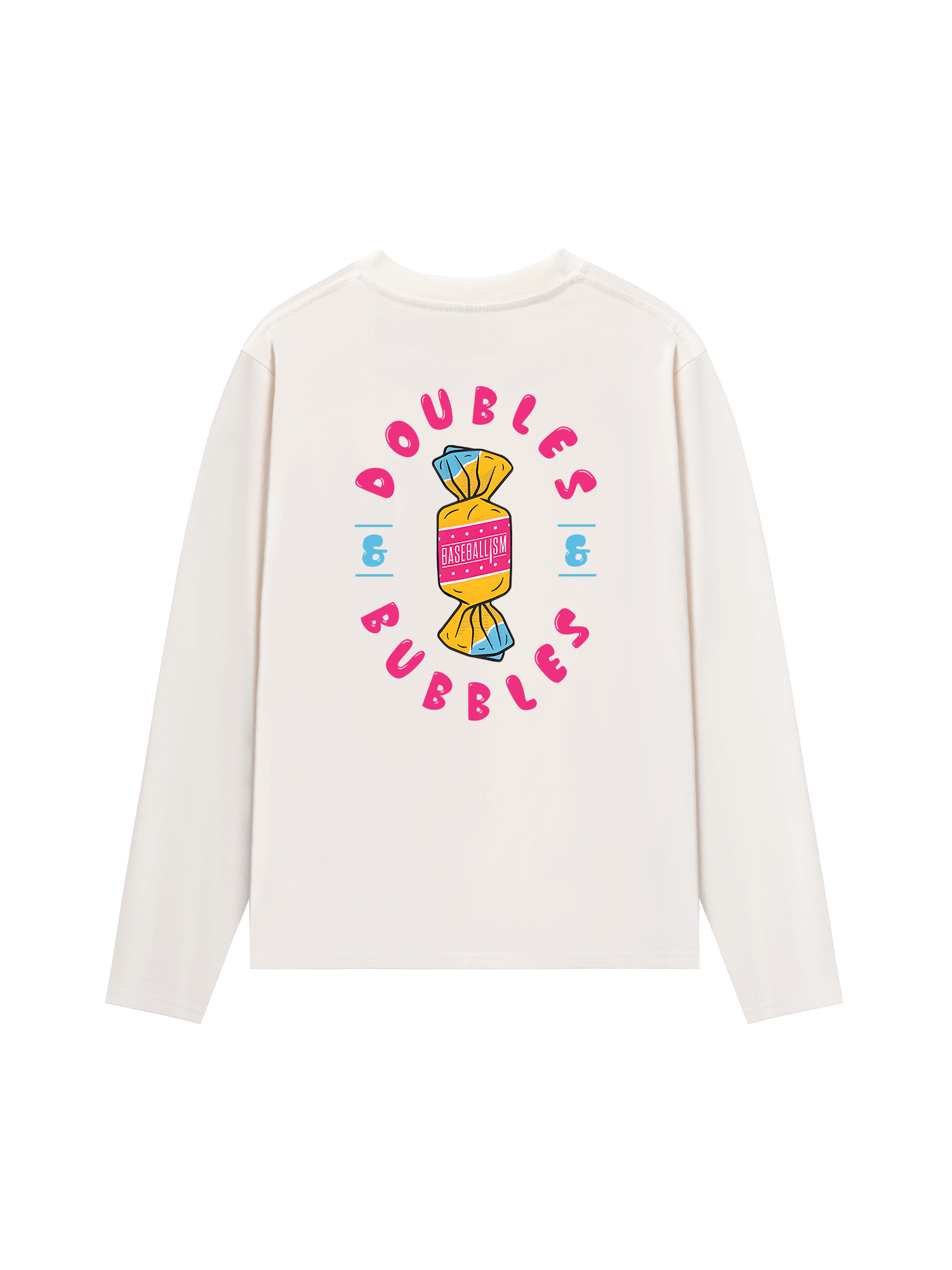 Áo Thun Dài Tay Baseball Double Bubble