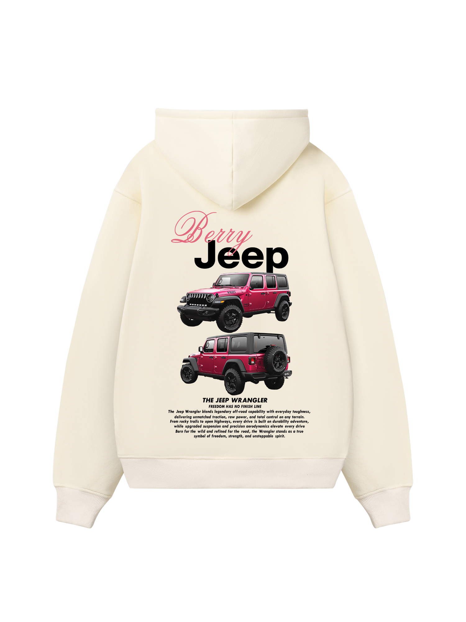 Berry Jeep  Hoodie