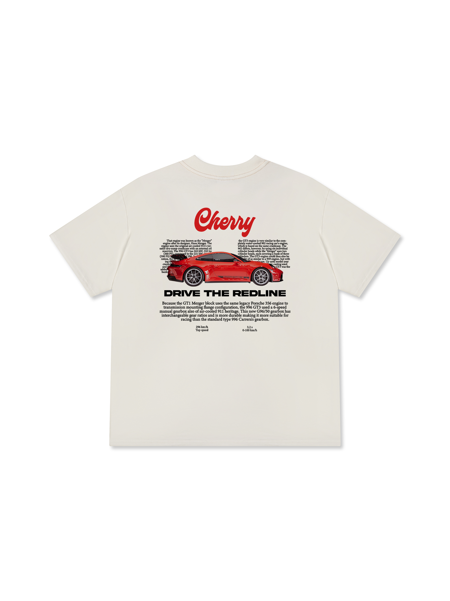 Áo Thun Relaxed Fit Red Cherry Mood