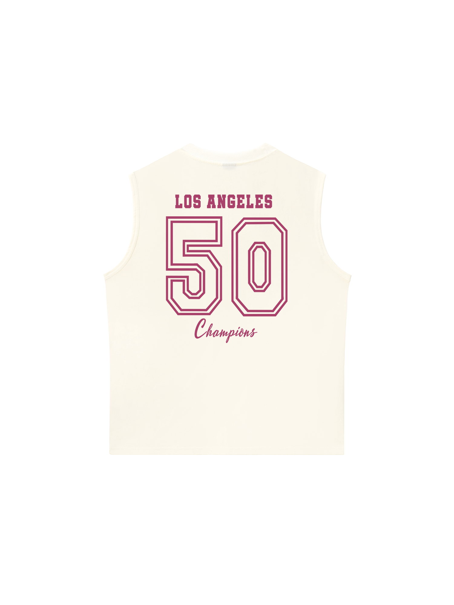 Áo Ba Lỗ Relaxed Fit Los Angeles Champions pink