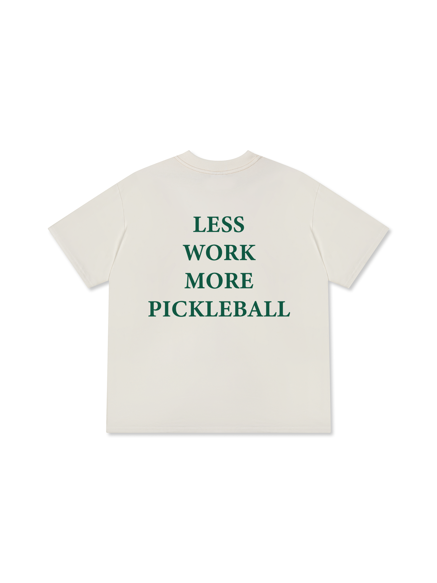 Áo Thun Relaxed Fit Pickleball Less Work More Pickleball
