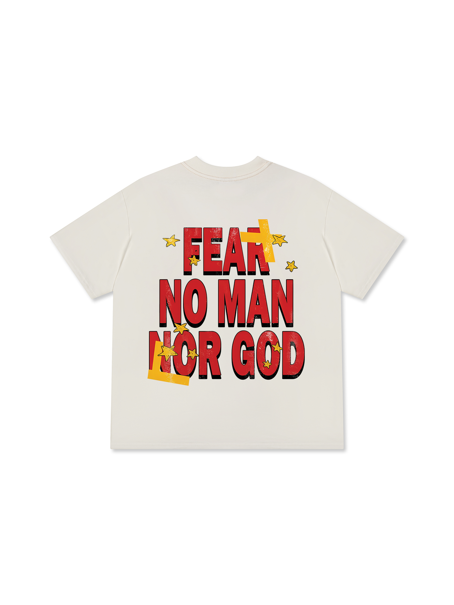 Áo Thun Relaxed Fit Rapper Rodman Fear No Man Nor God