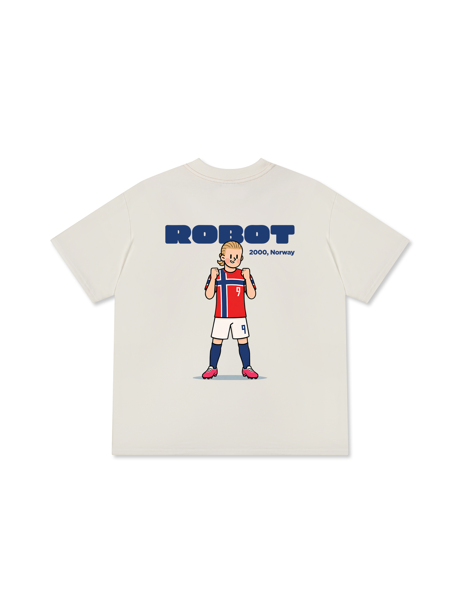 Áo Thun Relaxed Fit Soccer 9 Robot
