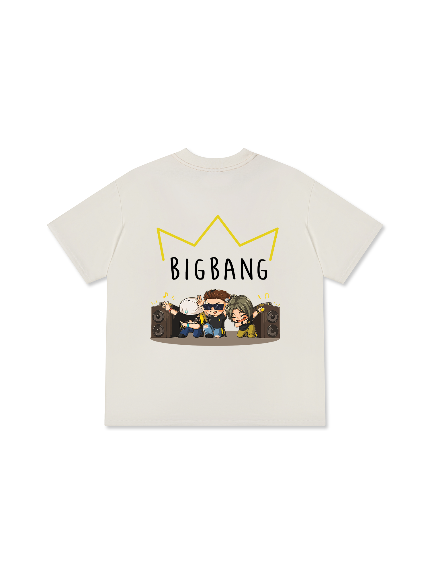 Áo Thun Relaxed Fit Idols Big Bang Chibi Concert
