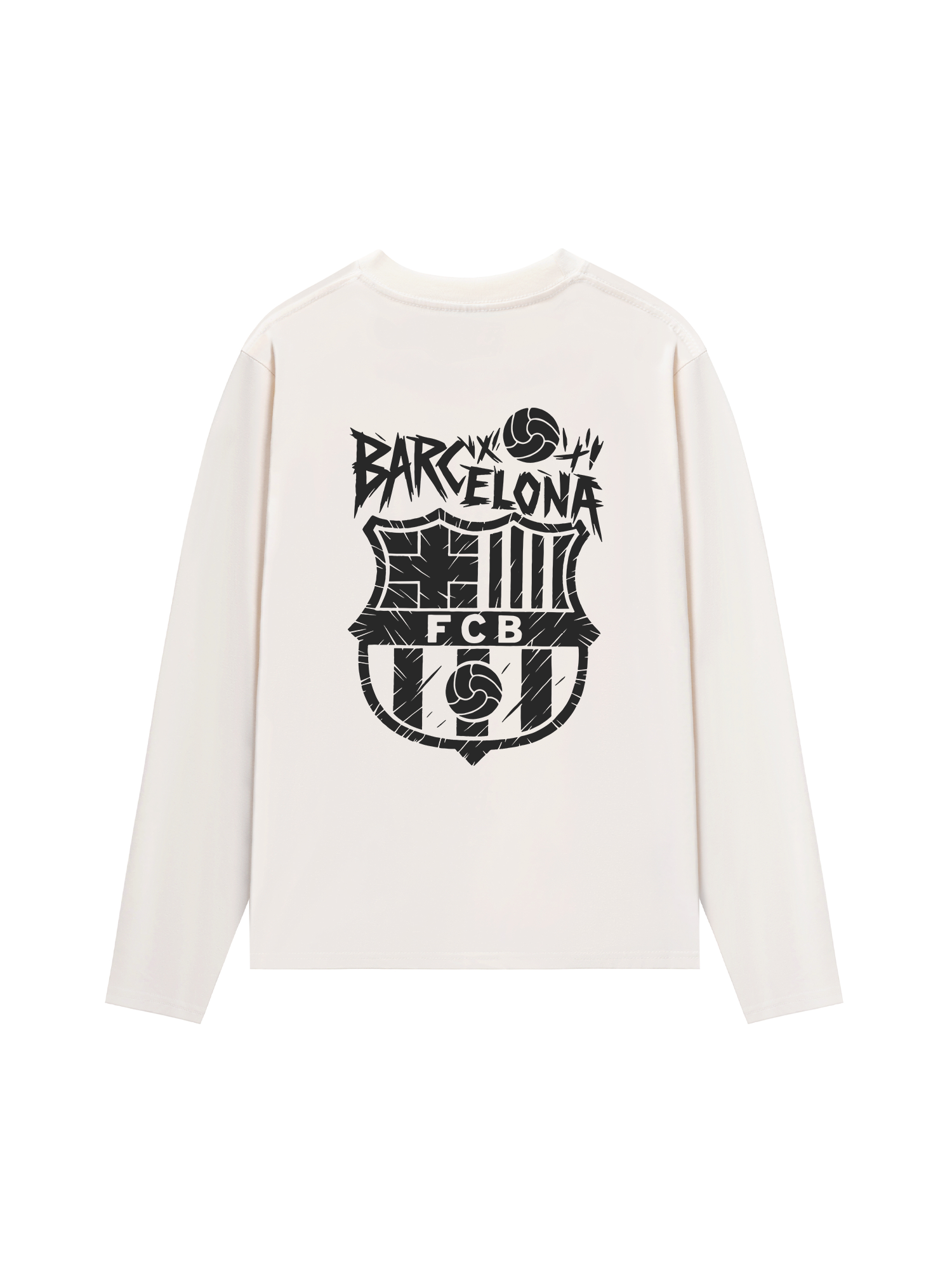 Áo Thun Dài Tay Barcelona Wild Style