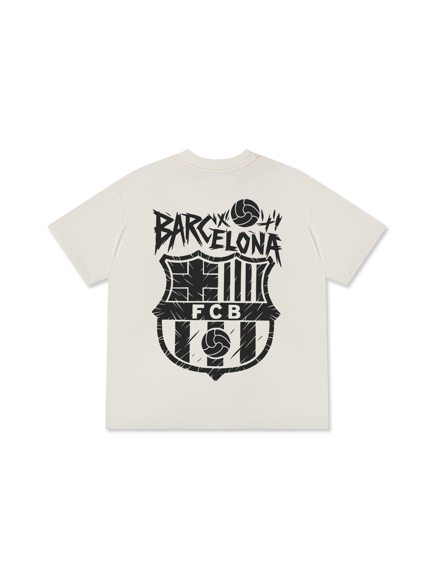 Áo Thun Relaxed Fit Soccer Barcelona Wild Style